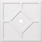 Ekena Millwork Embry Architectural Grade PVC Ceiling Medallion, 34"OD x 3"ID x 11 3/4"C x 1"P, One-Piece CMP34EY-03000 - alternate 1